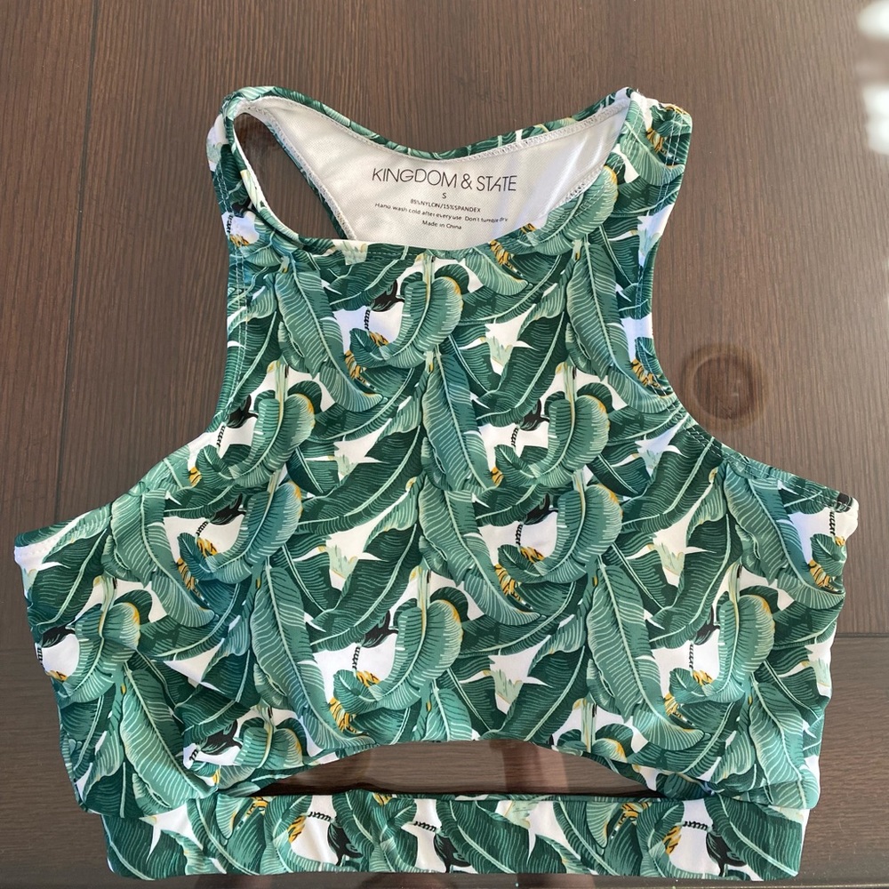 Kingdom & State, Size: S, White, Green, Yellow, Black